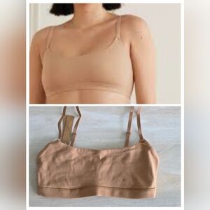 SKIMS/COTTON JERSEY SCOOP BRALETTE/ CAMEL/ NWT/ XXS